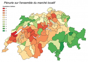 Pénurie ensemble du marché locatif