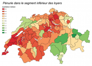 Pénurie segment inférieur du marché locatif